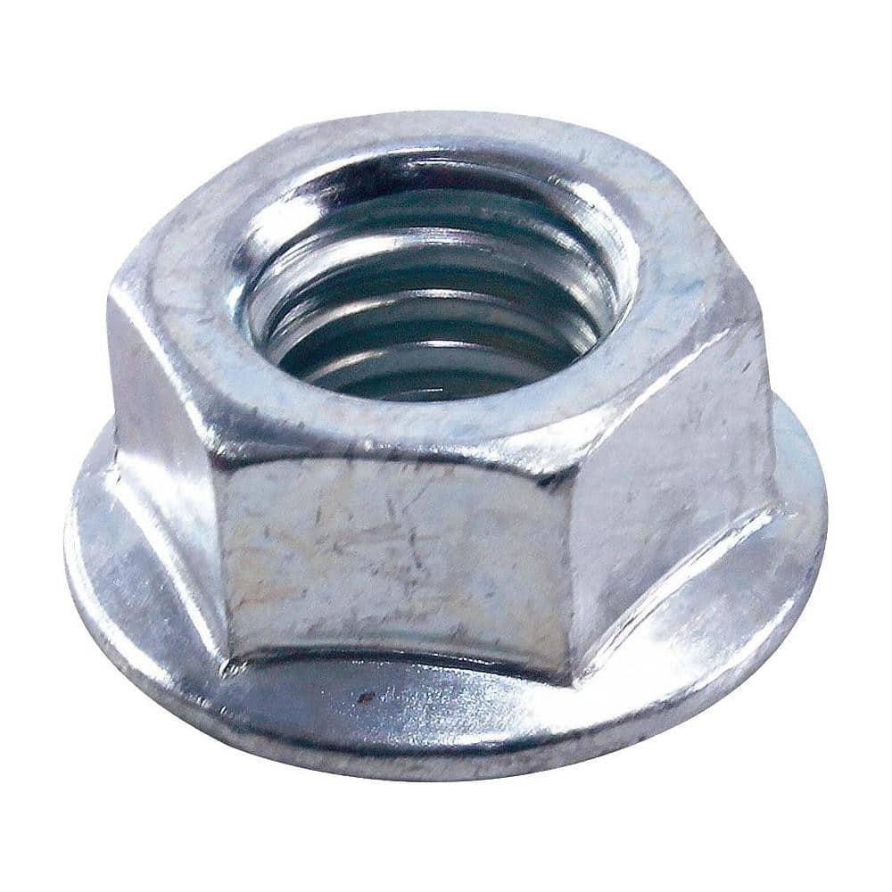 Garage Door Hardware; Type: Flanged Serrated Hex Nut, 1/4-20 N.C.; For Use With: Commercial Doors; Material: Stainless Steel; For Use With: Commercial Doors; Hardware Type: Flanged Serrated Hex Nut, 1/4-20 N.C.