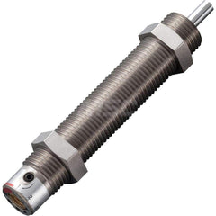 Standard-Duty Shock Absorber: 5 mm Rod Dia, 21.9 mm OD, 12 mm Stroke, M16 x 1.5 Thread 102 mm OAL, 14.7 lb Force