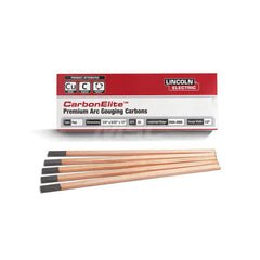 Stick Welding Electrode: 3/8″ Dia, 12″ Long, Synthetic Graphite