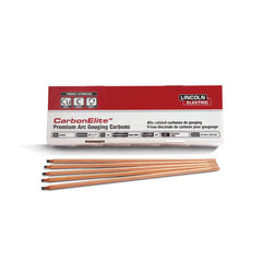 Stick Welding Electrode: 3/8″ Dia, 17″ Long, Synthetic Graphite