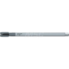 Extension Tap: M10 x 1.5, 3 Flutes, TiCN Finish, Cobalt, Long Reach 4-5 P, 22″ Thread Length, 6H Class of Fit