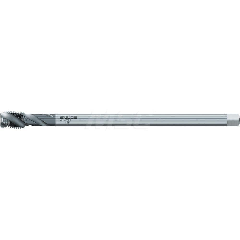 Extension Tap: M10 x 1.5, 3 Flutes, TiCN Finish, Cobalt, Long Reach 2-3 P, 16″ Thread Length, 6H Class of Fit