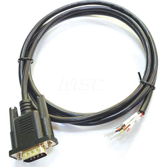 25' Male Serial Connector DB9 Computer Data Cable Flexible, Straight, Shielded