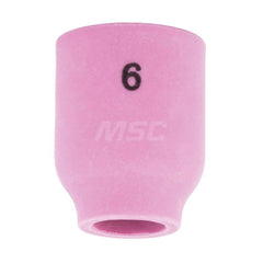 TIG Torch Nozzles; Nozzle Size: #6; For Use With: 20H-320; PTW-20; PTA-9; Standards: 53N60