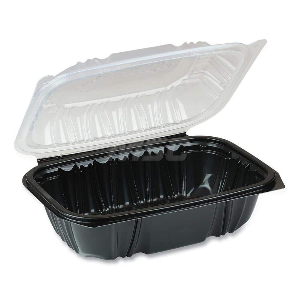 Food Containers; Container Type: Food Storage Container; Shape: Rectangular; Overall Height: 3 in; Lid Type: Hinged Lid; Height (Decimal Inch): 3 in; Type: Food Storage Container