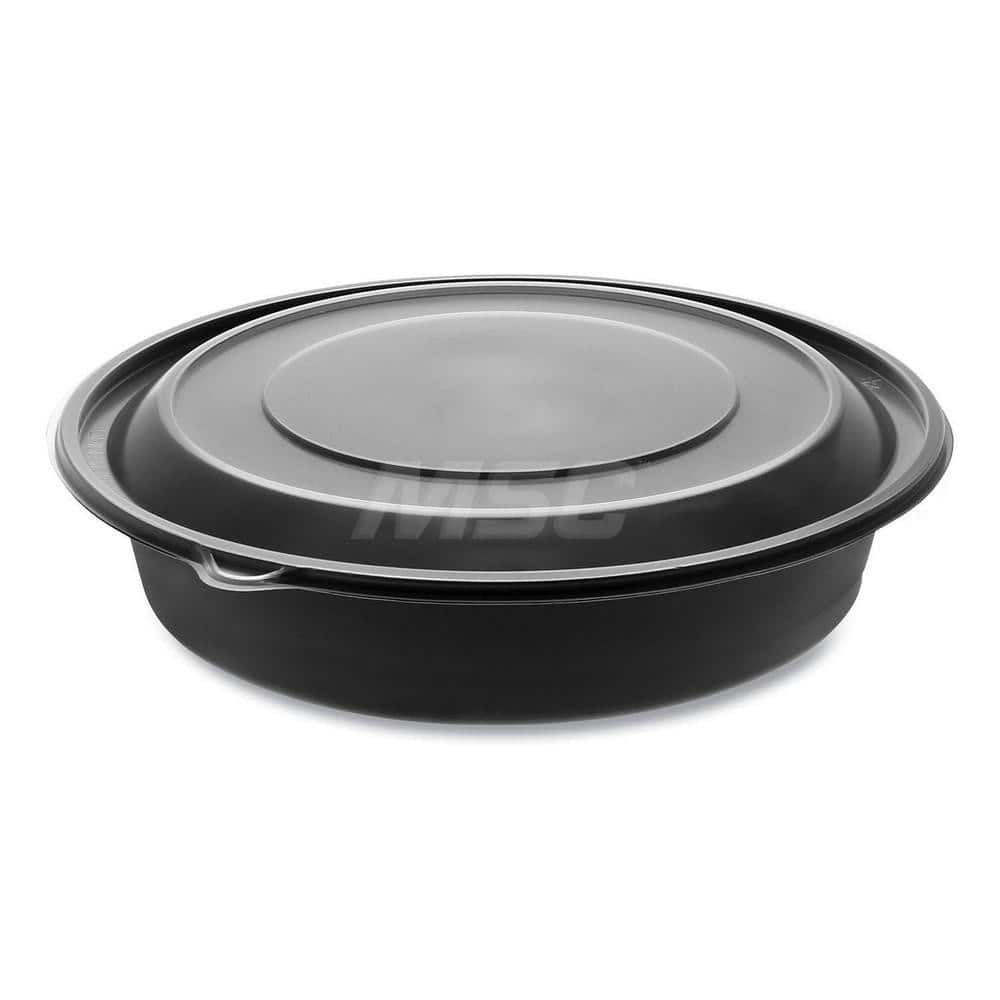 Bowls: 48 oz, MFPP, Black & Clear