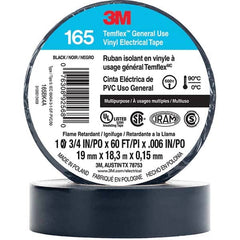 3M - Electrical Tape Width (Inch): 0.75 Length Range: 20" and Larger - Makers Industrial Supply