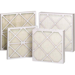 Pleated Air Filter: 20 x 25 x 4″, MERV 13, Mini-Pleat Synthetic, Beverage Board Frame, 347 CFM