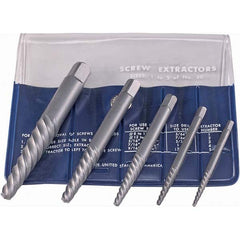 Cle-Line - Bolt Extractor Sets Tool Type: Screw Extractor Number of Pieces: 5.000 - Makers Industrial Supply