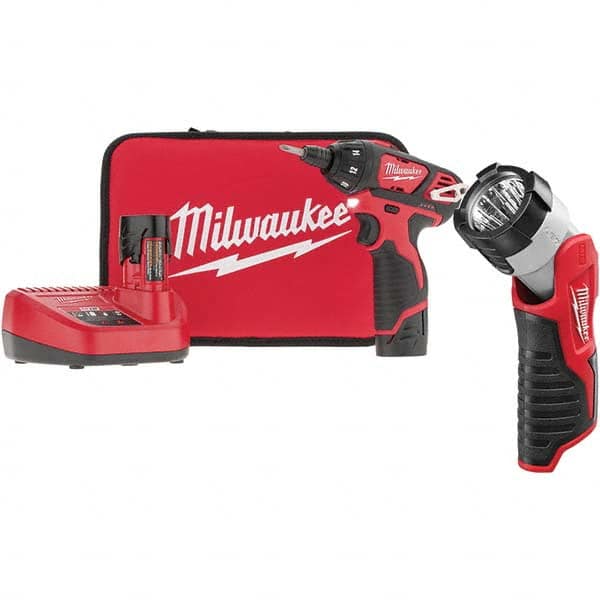 Milwaukee Tool - Cordless Screwdrivers Voltage: 12.0 Handle Type: Pistol Grip - Makers Industrial Supply