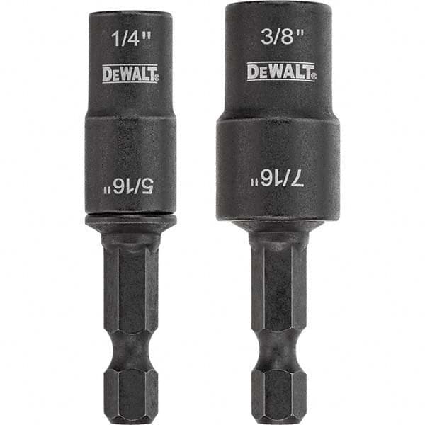 DeWALT - Power & Impact Screwdriver Bit Sets Point Type: Double Ended Tool Type: Nut Driver - Makers Industrial Supply