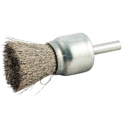 Norton - End Brushes Brush Diameter (Inch): 1 Fill Material: Stainless Steel - Makers Industrial Supply