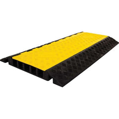 Powerhouse - On Floor Cable Covers Cover Material: Polyethylene Number of Channels: 5 - Makers Industrial Supply