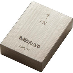 Mitutoyo - Gage Blocks & Spacers Type: Gage Block Size (Decimal Inch): 1.00000 - Makers Industrial Supply