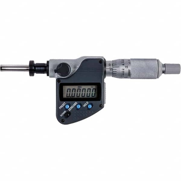 Mitutoyo - Electronic Micrometer Heads Minimum Measurement (Decimal Inch): 0 Maximum Measurement (Decimal Inch): 1 - Makers Industrial Supply