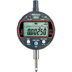 Electronic Drop Indicator: 0 to 0.5″ Range Accurate to  ±.00010″, Flat Back Calibrated