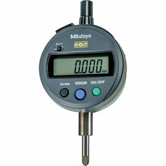 Mitutoyo - Electronic Drop Indicators Minimum Measurement (Decimal Inch): 0.0000 Maximum Measurement (mm): 12.7 - Makers Industrial Supply