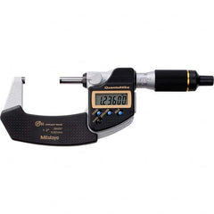 Mitutoyo - Electronic Outside Micrometers Type: Quantumike Minimum Measurement (Decimal Inch): 1.0000 - Makers Industrial Supply