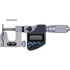 Mitutoyo - Electronic Outside Micrometers Type: Uni-Mike Minimum Measurement (Decimal Inch): 0.0000 - Makers Industrial Supply