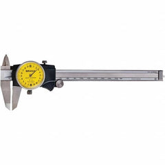 Mitutoyo - Dial Calipers Maximum Measurement (mm): 150 Dial Graduation (mm): 0.02 - Makers Industrial Supply