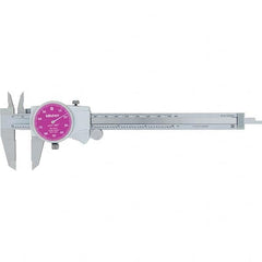 Mitutoyo - Dial Calipers Maximum Measurement (Inch): 6 Dial Graduation (Decimal Inch): 0.001 - Makers Industrial Supply