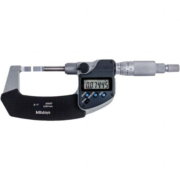 Mitutoyo - Blade Micrometers Operation Type: Electronic Minimum Measurement (Decimal Inch): 0 - Makers Industrial Supply