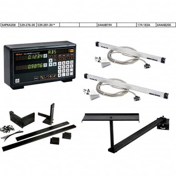 Mitutoyo - Electronic Linear Scales Display Type: LED Output Type: Digital - Makers Industrial Supply