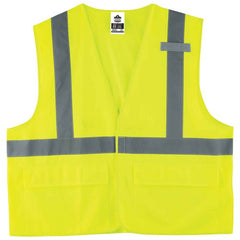 8225HL S/M Lime Standard Solid Vest Type R Class 2 - Makers Industrial Supply