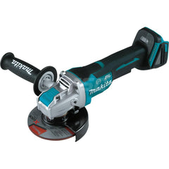 Corded Angle Grinder: 4-1/2 to 5″ Wheel Dia, 8,500 RPM 18V, Paddle Switch