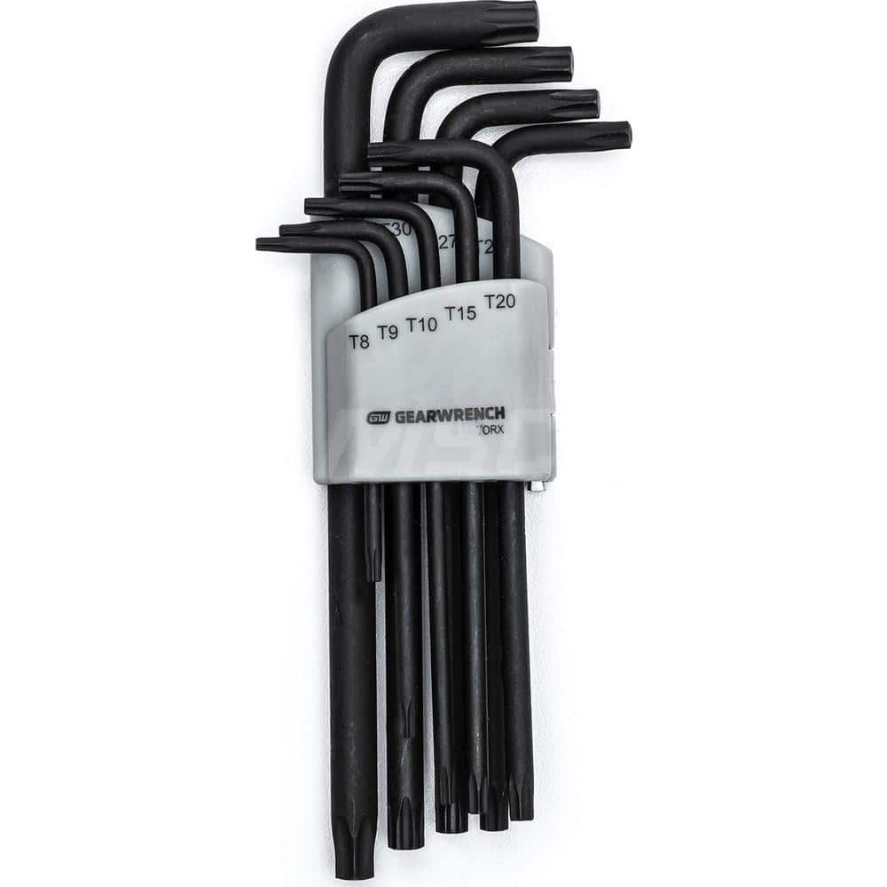 Hex Key Sets; Tool Type: Hex; Handle Type: L-Handle; Measurement Type: Torx; Torx Size Range: T8 - T40