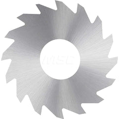 Slitting & Slotting Saw: 1″ Dia, 0.01″ Thick, 3/8″ Arbor Hole, 12 Teeth, Solid Carbide Bright/Uncoated