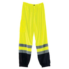 8910BK L/ XL Lime Sup Black Bott Pants Class E Hi Vis - Makers Industrial Supply