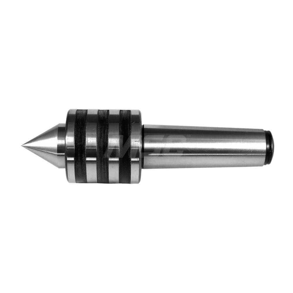 Live Center: Taper Shank, 3.287″ Head Length 1,400 lb Workpiece Weight, 3,000 Max RPM, Standard Point