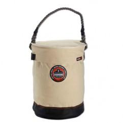 5730T WHT LEATHER BOTTOM BUCKET - Makers Industrial Supply