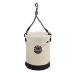 5740T WHT LEATHER BOTTOM BUCKET - Makers Industrial Supply