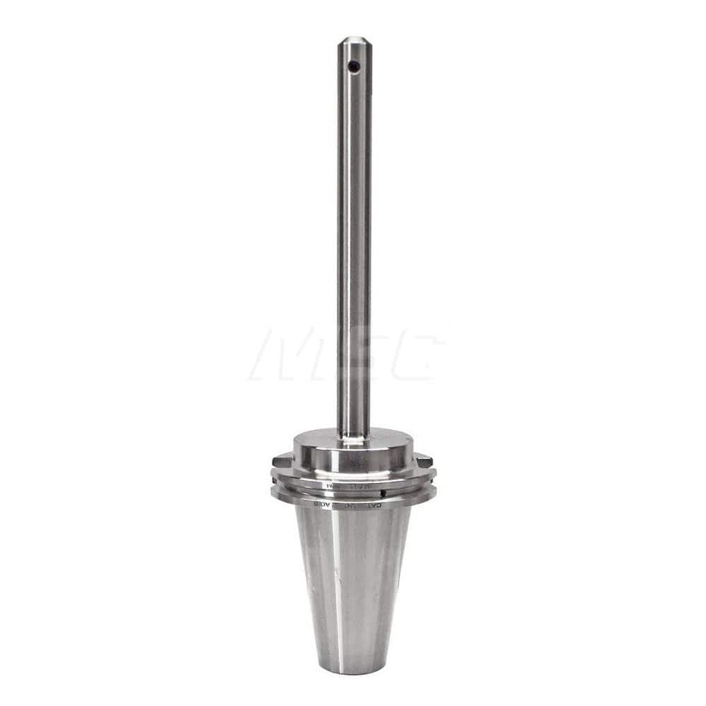 End Mill Holder: CAT50, 1/4″ Hole 10″ Projection, 0.81″ Nose Dia, Through Coolant