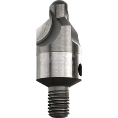 Adjustable-Stop Countersinks; Head Diameter (Inch): 0.1935; Included Angle: 100.00; Included Angle: 100.00; Countersink Material: Solid Carbide; Coated: Uncoated; Coating: Bright (Polished); Number of Flutes: 3; Countersink Finish/Coating: Bright (Polishe