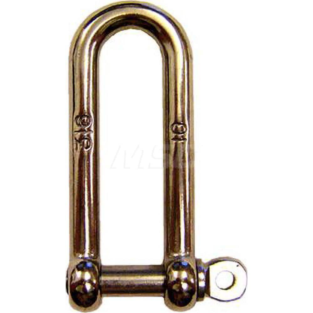 Shackle: Screw Pin Stainless Steel, 1/4″ Pin Dia