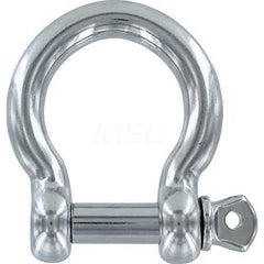 Shackle: Screw Pin Stainless Steel, 3/4″ Pin Dia