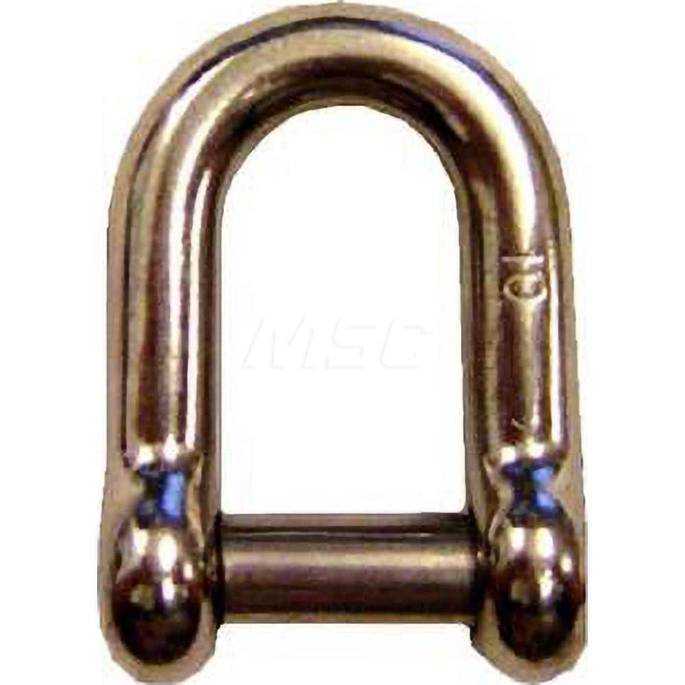 Shackle: Screw Pin Stainless Steel, 3/8″ Pin Dia