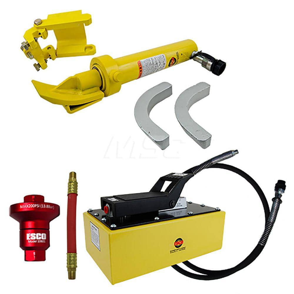 Tire Changers & Balancers; Type: Tire Bead Breaker; Includes: Coupler; 5 qt Hydraulic Pump; Hose; Bead Breaker; Cylinder Stroke Length (Inch): 8-1/4