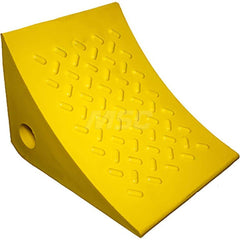 Polyurethane Wheel Chock: 7″ OAW, 6″ OAH