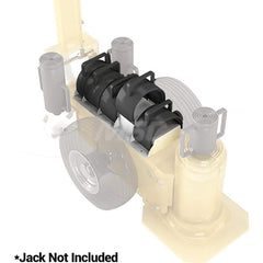 Jack Lever Bars & Jack Accessories; Type: Safety Block Set; For Use With: 91003 Jack; Additional Information: Mammut Safety Locking Kit for the 80 Ton ESCO Mammut Jack, model 91003; Includes: Holder; (5) Safety Blocks; For Use With: 91003 Jack