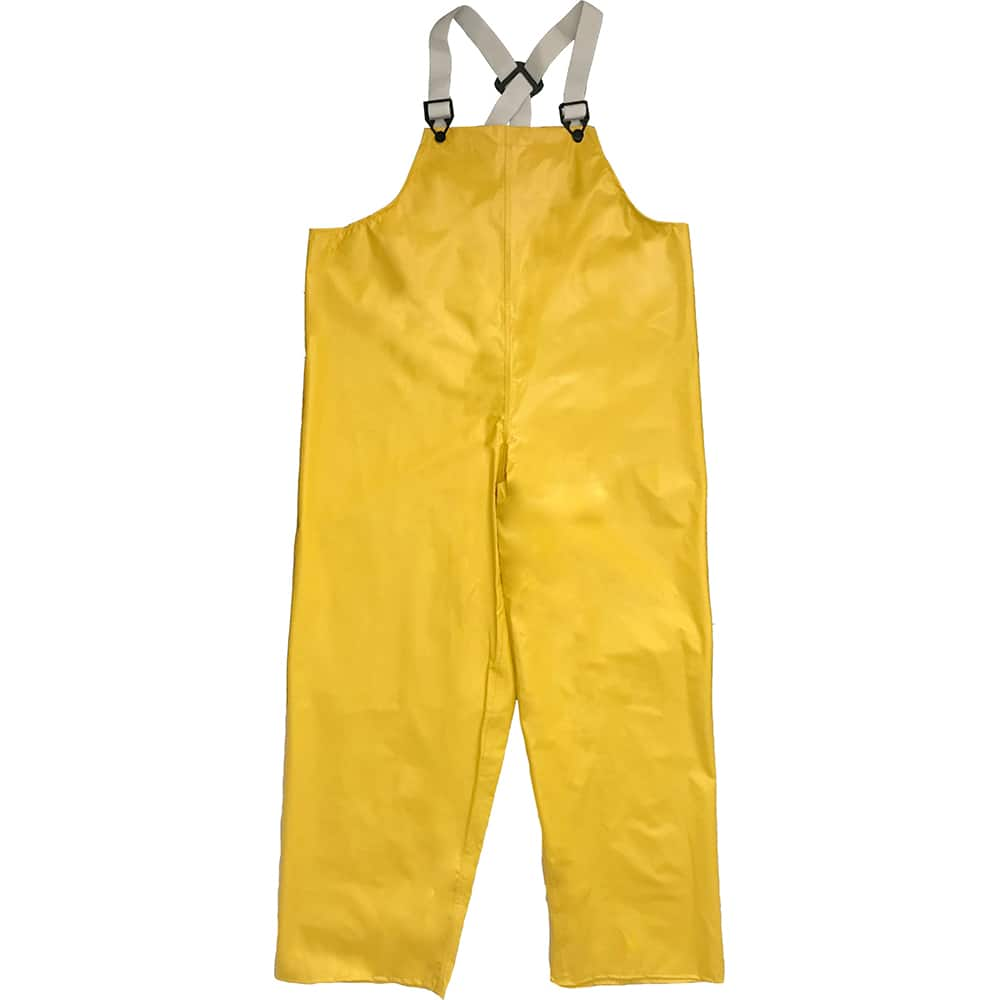 Louisiana Professional Wear - Rain & Chemical Wear; Garment Style: Bib Overall; Suspenders ; Garment Type: Chemical Resistant; Flame Resistant; Waterproof; Rain ; Material: PVC/Nylon ; Size: X-Large ; Color: Yellow ; Certification Type: ASTM D6413; ASTM - Exact Industrial Supply