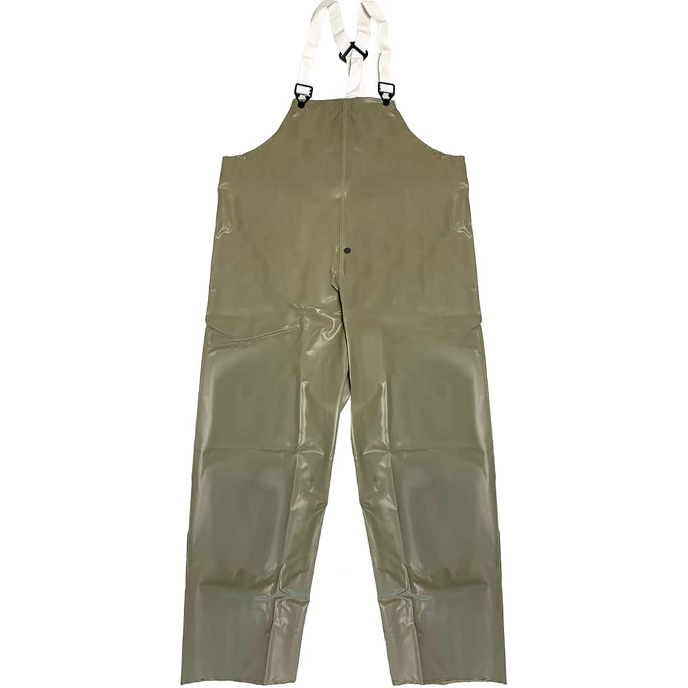 Louisiana Professional Wear - Rain & Chemical Wear; Garment Style: Bib Overall; Suspenders ; Garment Type: Chemical Resistant; Flame Resistant; Waterproof; Rain ; Material: Neoprene/Nylon ; Size: Medium ; Color: Olive Dab Green ; Certification Type: ASTM - Exact Industrial Supply