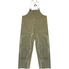 Louisiana Professional Wear - Rain & Chemical Wear; Garment Style: Bib Overall; Suspenders ; Garment Type: Chemical Resistant; Flame Resistant; Waterproof; Rain ; Material: Neoprene/Nylon ; Size: 3X-Large ; Color: Olive Dab Green ; Certification Type: AS - Exact Industrial Supply