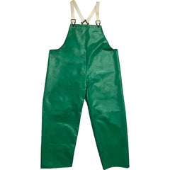 Louisiana Professional Wear - Rain & Chemical Wear; Garment Style: Bib Overall; Suspenders ; Garment Type: Chemical Resistant; Flame Resistant; Waterproof; Rain ; Material: PVC/Polyester/Polyurethane ; Size: Large ; Color: Kelly Green ; Certification Typ - Exact Industrial Supply