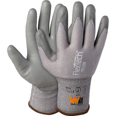 Wells Lamont - Cut & Puncture Resistant Gloves; Type: Cut Resistant ; ANSI/ISEA Cut Resistance Level: A4 ; Coated Area: Palm ; Material Type: HPPE/Nylon/Glass ; Coating Material: Polyurethane ; Men's Size: Large - Exact Industrial Supply