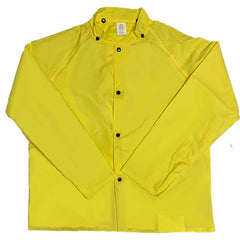 Louisiana Professional Wear - Rain & Chemical Wear; Garment Style: Rain Jacket ; Garment Type: Flame Resistant; Waterproof; Rain ; Material: Polyurethane/Nylon ; Size: Medium ; Color: Lemon Yellow ; Certification Type: ASTM D6413 - Exact Industrial Supply