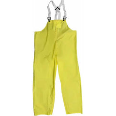 Louisiana Professional Wear - Rain & Chemical Wear; Garment Style: Bib Overall; Suspenders ; Garment Type: Flame Resistant; Waterproof; Rain ; Material: Nylon/Polyurethane ; Size: 3X-Large ; Color: Lemon Yellow ; Certification Type: ASTM D6413 - Exact Industrial Supply